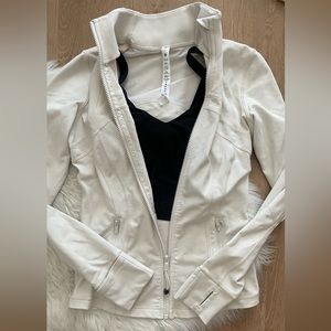 Lululemon Define Jacket White Opal Size 6